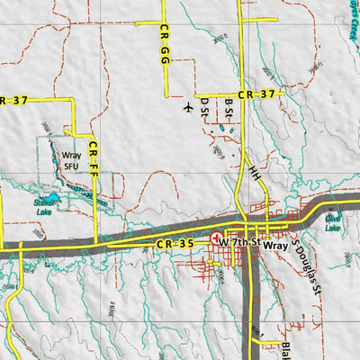 Co Unit 98 Elk Summer, Winter Concentrations and Migration Routes