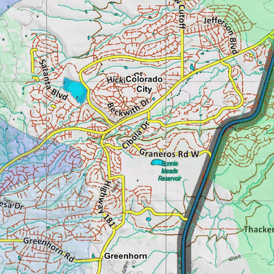 Co Unit 128 Elk Summer, Winter Concentrations and Migration Routes
