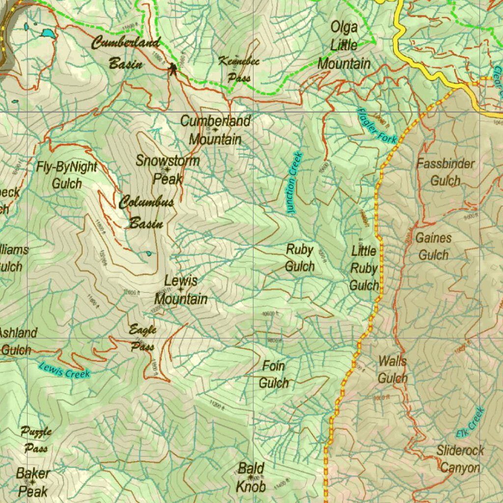 Colorado Unit 74 Bear Concentrations Map by HuntData LLC | Avenza Maps