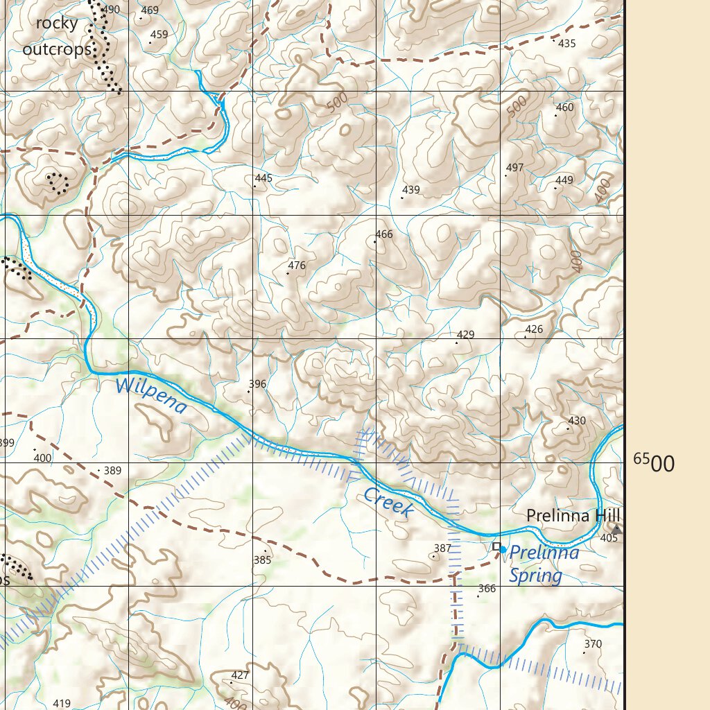 Ikara-Flinders Ranges NP SOUTH Bushwalking Map by Mapland - Department ...