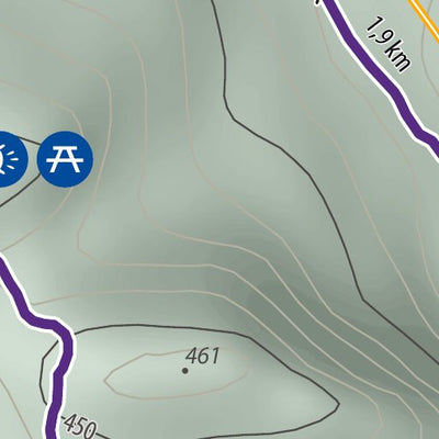 Carte sentiers | Sentier de la Digue