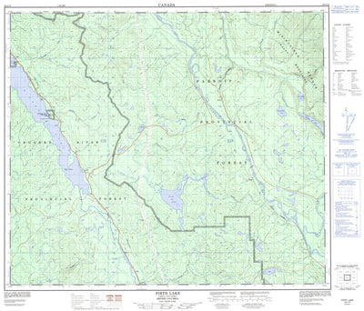 Firth Lake, BC (093J15 CanMatrix)