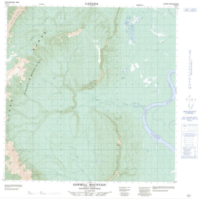 Sawmill Mountain, NT (095B13 CanMatrix)