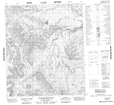 Pyramid Mountain, NT (096D11 CanMatrix)