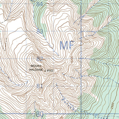 Mount Haldane, YT (105M13 CanMatrix)