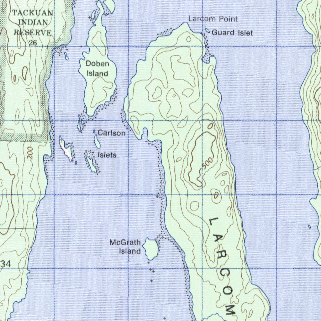 Observatory Inlet, BC (103P05 CanMatrix) Map by Natural Resources ...