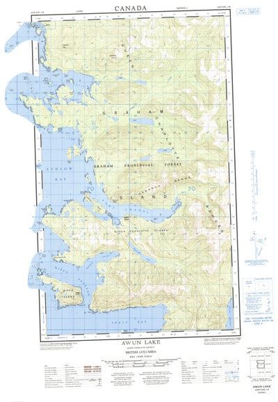 Awun Lake West, BC (103F10 CanMatrix)