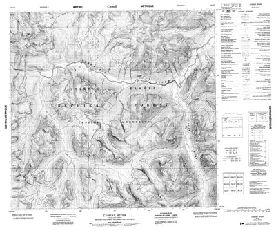 Cassiar River, BC (104I09 CanMatrix)