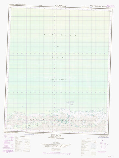 Jebb Lake, NT (086E14 CanMatrix)