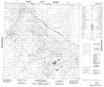 Brine Creek, AB (084P16 CanMatrix)