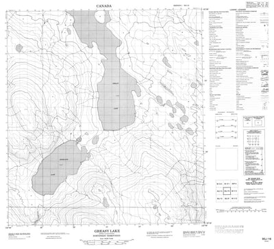 Greasy Lake, NT (095J16 CanMatrix)