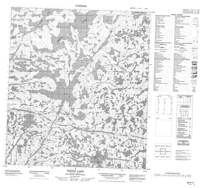 Thetis Lake, NT (085P11 CanMatrix)