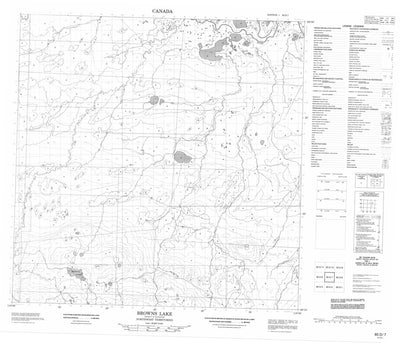 Browns Lake, NT (085D07 CanMatrix)