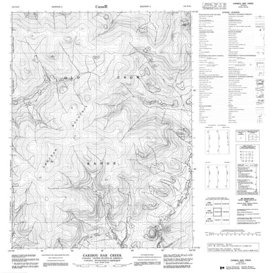 Caribou Bar Creek, YT (116N10 CanMatrix)