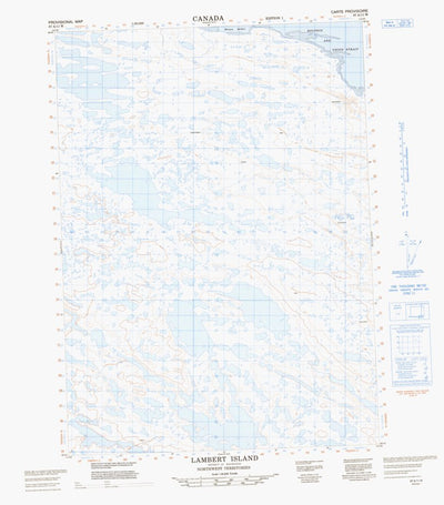 Lambert Island West, NU (087A11 CanMatrix)