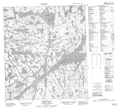 Ghost Lake, NT (085O14 CanMatrix)