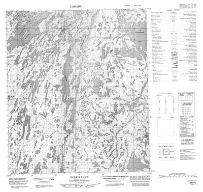 Norris Lake, NT (086B05 CanMatrix)