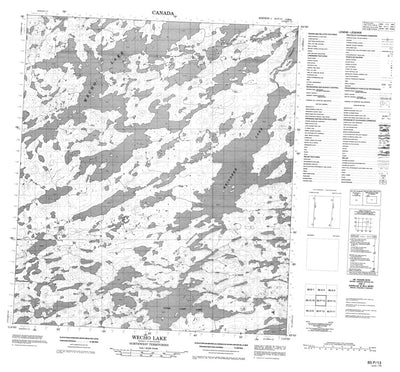 Wecho Lake, NT (085P13 CanMatrix)