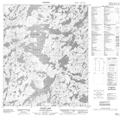 Lever Lake, NT (086F06 CanMatrix)