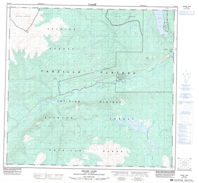 Dease Lake, BC (104J08 CanMatrix)
