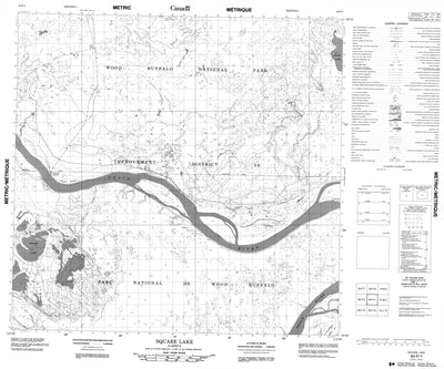 Square Lake, AB (084P01 CanMatrix)