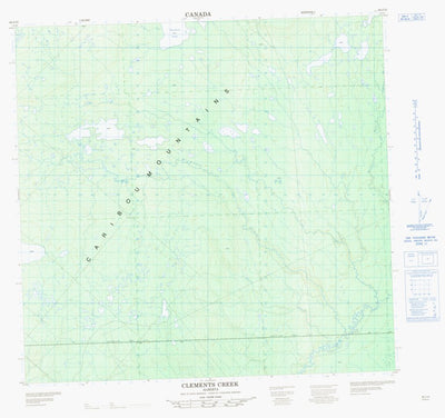 Clements Creek, AB (084J15 CanMatrix)