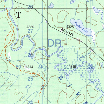 Bugle Lake, BC (093J06 CanMatrix)