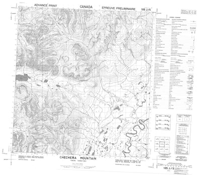 Chechera Mountain, YT (105J05 CanMatrix)
