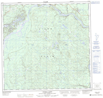 Egnell Lakes, BC (094M13 CanMatrix)