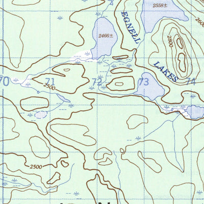 Egnell Lakes, BC (094M13 CanMatrix)