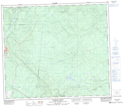 Tumbler Ridge, BC (093P02 CanMatrix)