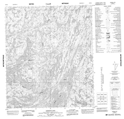 Arseno Lake, NT (086B12 CanMatrix)