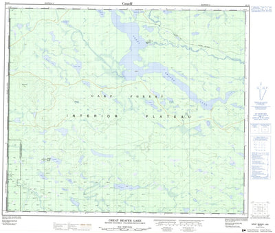 Great Beaver Lake, BC (093J05 CanMatrix)