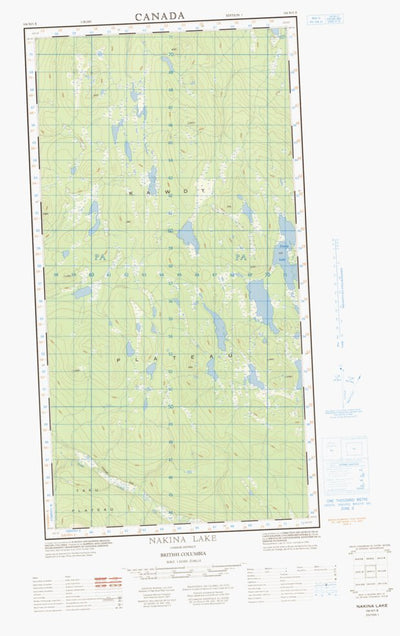 Nakina Lake East, BC (104N01 CanMatrix)