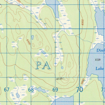 Nakina Lake East, BC (104N01 CanMatrix)