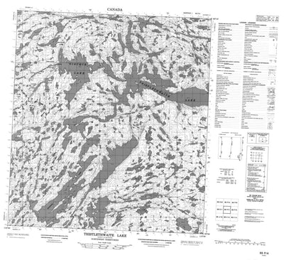 Thistlethwaite Lake, NT (085P04 CanMatrix)