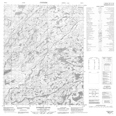 Harrison River, NT (086K11 CanMatrix)
