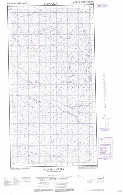 Gunnell Creek East, BC (094I13 CanMatrix)