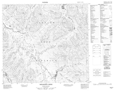 Skelhorne Creek, BC (104H01 CanMatrix)