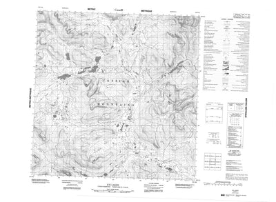 Ice Lakes, YT (105B06 CanMatrix)