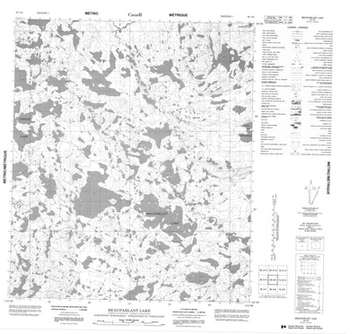 Beauparlant Lake, NT (086A09 CanMatrix)