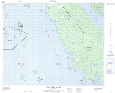 Aristazabal Island, BC (103A11 CanMatrix)