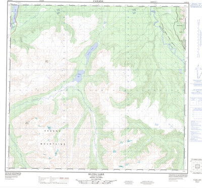 Kluea Lake, BC (104H12 CanMatrix)