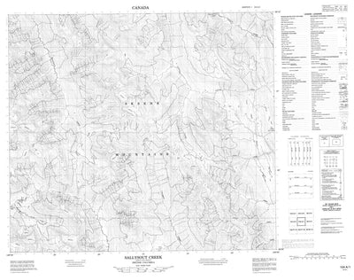 Sallysout Creek, BC (104A01 CanMatrix)
