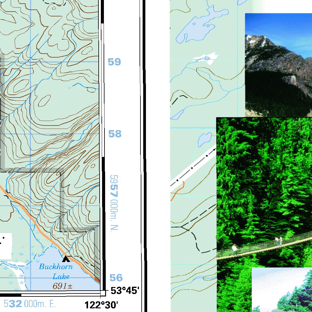 Prince George, BC (093G15 CanMatrix) Map by Natural Resources Canada ...