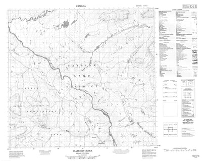 Diamond Creek, BC (104H16 CanMatrix)
