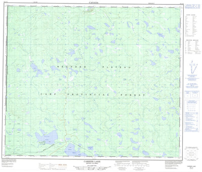 Carrier Lake, BC (093J12 CanMatrix)