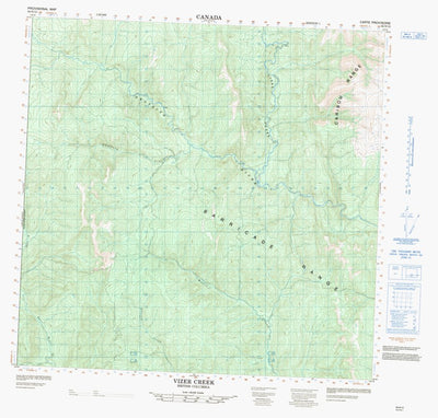 Vizer Creek, BC (094N12 CanMatrix)