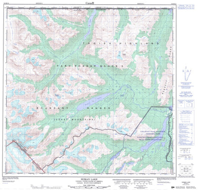 Homan Lake, BC (104M14 CanMatrix)