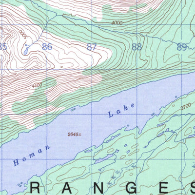 Homan Lake, BC (104M14 CanMatrix)